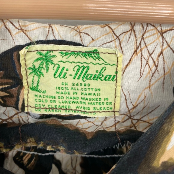VTG 60s Ui Maikai Dress S Hawaiian Made Floral Sleeveless MuMu Shift Mini Resort - Picture 4 of 7